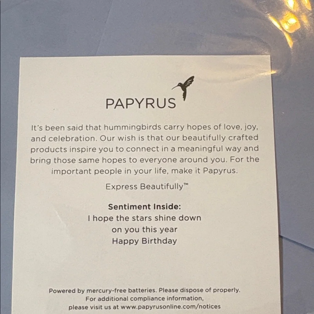 🆕Papyrus 3D Musical Birthday Greeting Card